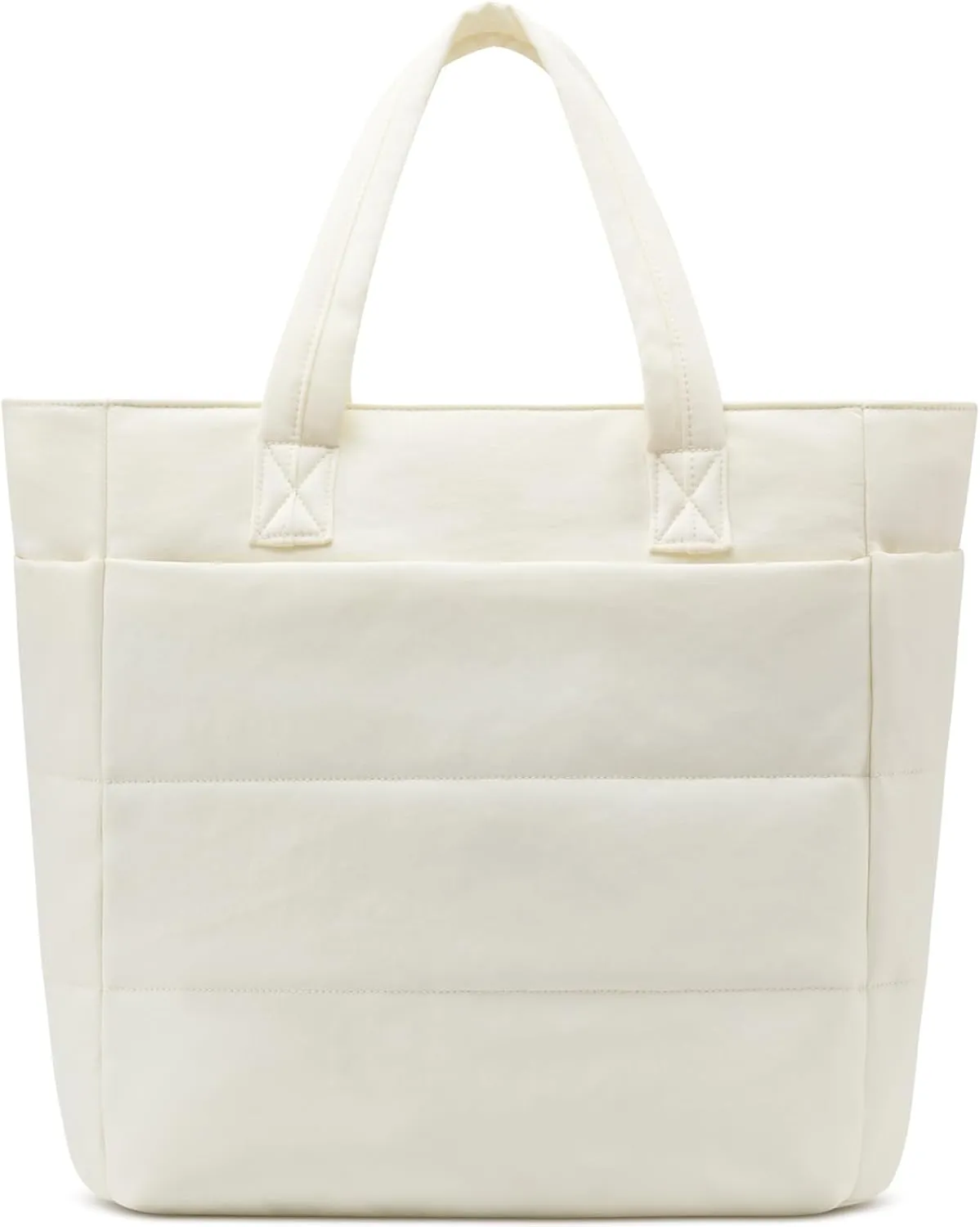 Work Tote Bag for Women,Lightweight Puffy Tote Bag Quilted Bag with Compartments,Handbag Nursing Bag for Travel,School