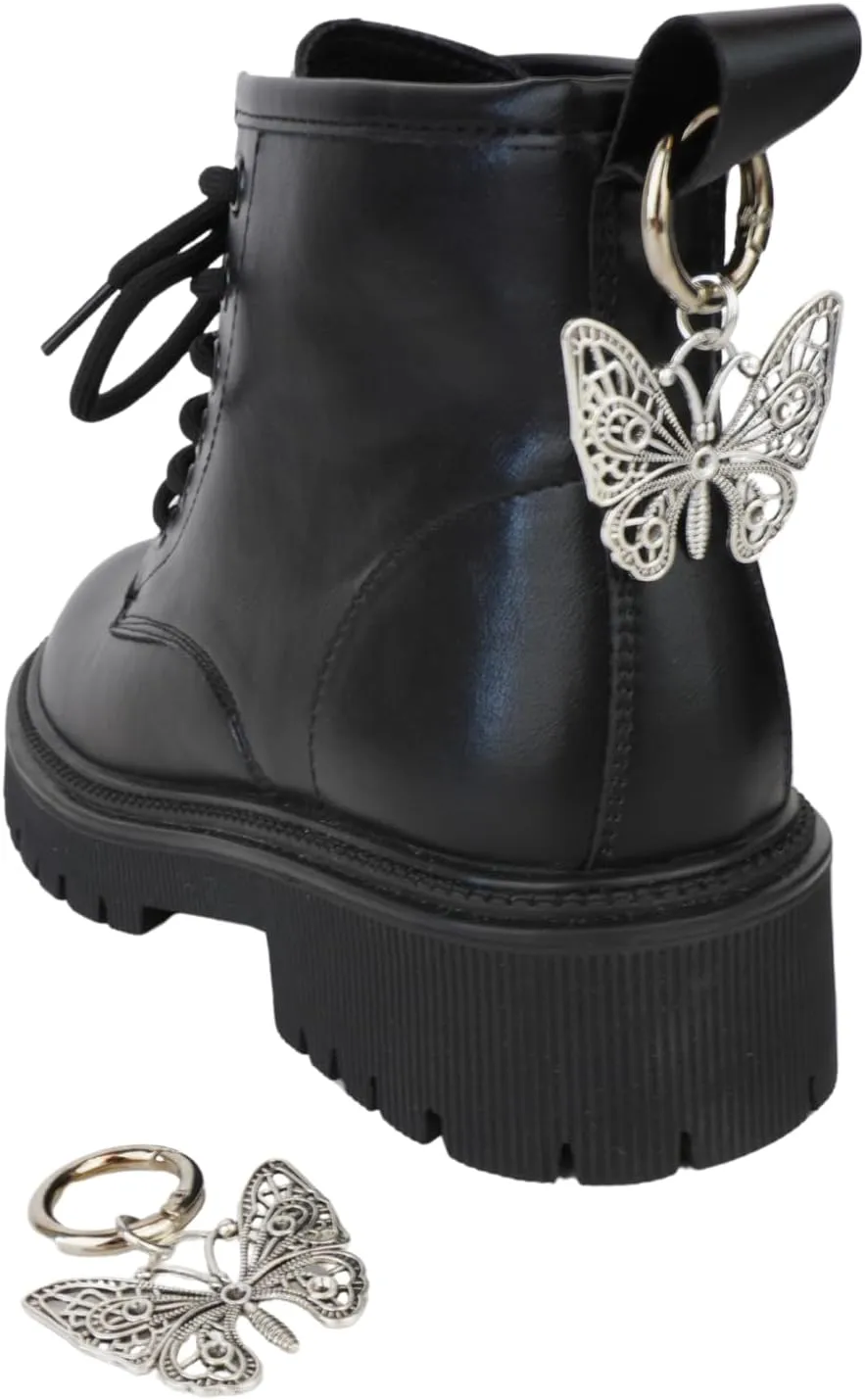 Y2K Retro Alloy Shoe Charms for Martin Boots & Sneakers  DIY Fashion Jewelry Decor for Women Men  Cute Boot Accessories, Trendy Keychain Bag Charm