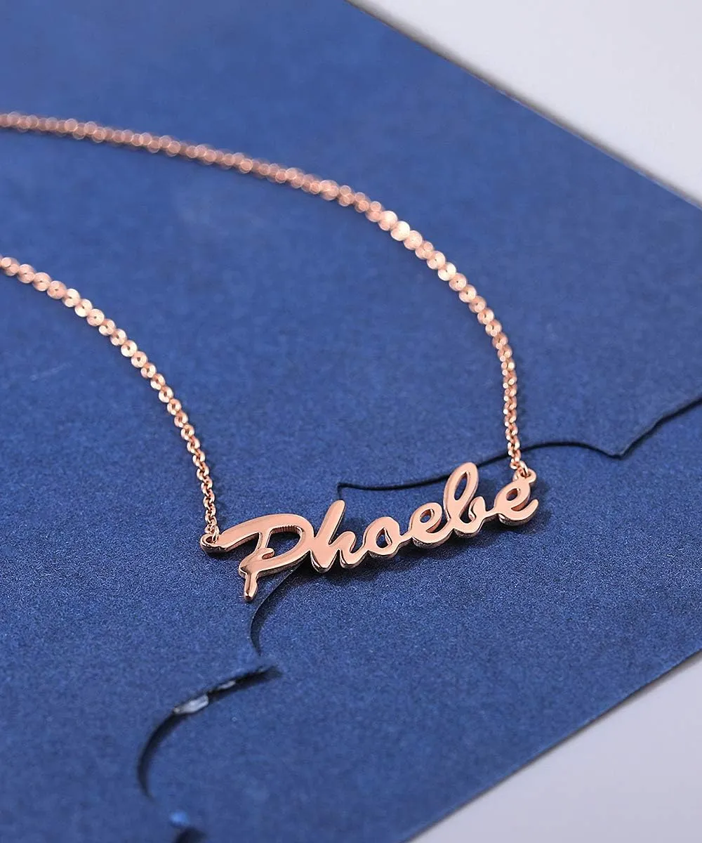 Yoke Style Custom Name Necklace for Women, Customized Nameplate Necklace Dainty Personalized Jewelry Gifts for Girlfriend, Mom